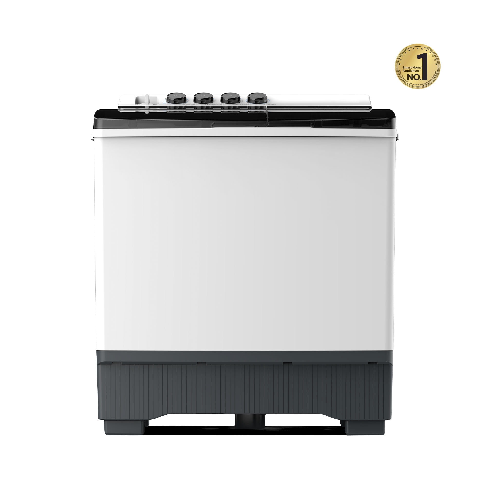 Lavadora Semiautomática Midea Dos Tinas 15Kg Twin Force Pulsator Blanca Midea MT100W150/W-MX