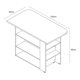 thumbnail image 5 of Barra Para Cocina Maderkit Color Rovere 120 cm Ancho x 90 cm Alto x 65 cm Fondo, 5 of 7