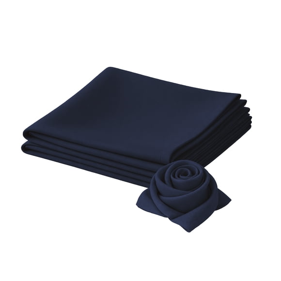 GILA Servilletas de Tela 45 x 45 cm | Lavables y Resistentes | Paquete de 6 Servilletas para mesa Color Azul marino