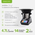 thumbnail image 2 of Chef Robot de Cocina AVERA Multifunción Touch 4.7 L WiFi RC01, 2 of 10