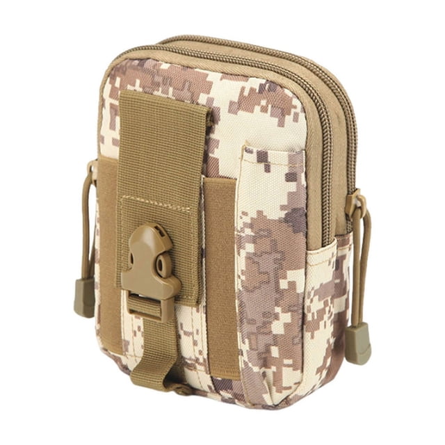 Riñonera táctica MOLLE | Bolsa para teléfono de 15 cm | Nailon 800D resistente al agua | Cremallera de grado militar y hebilla ajustable | Accesorio para deportes y equipo al aire libre