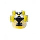 thumbnail image 3 of Patineta semiprofesional minicruiser tipo penny con deck amarillo, trucks negros y ruedas amarillas transparentes, 3 of 4