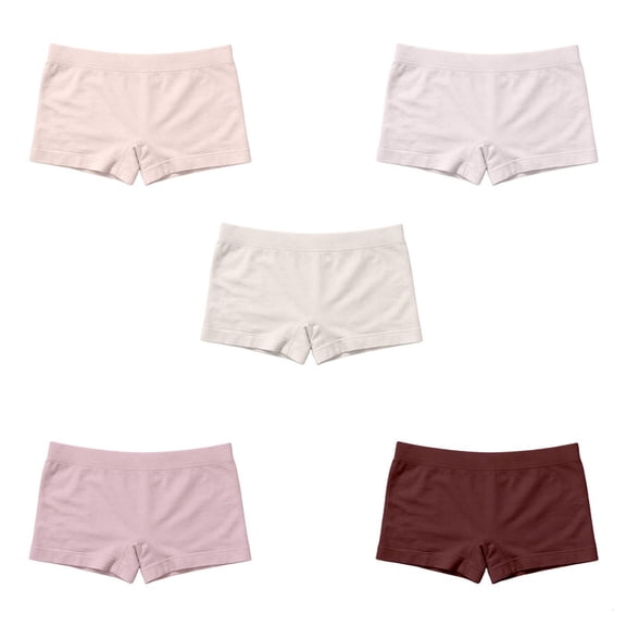 Bóxer Secret Treasures para Mujer, Seamless, Multicolor Talla M 5 Piezas