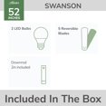 thumbnail image 5 of Ventilador de Techo Hunter Swanson 132 cm Interior Bronce con Luz LED, 5 of 5