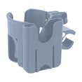 thumbnail image 2 of Portavasos universal con soporte para teléfono | Soporte 2 en 1 para botella y teléfono móvil, ideal para cochecito, silla de ruedas, scooter, cinta de correr y más | Abrazadera ajustable de 360, 2 of 3