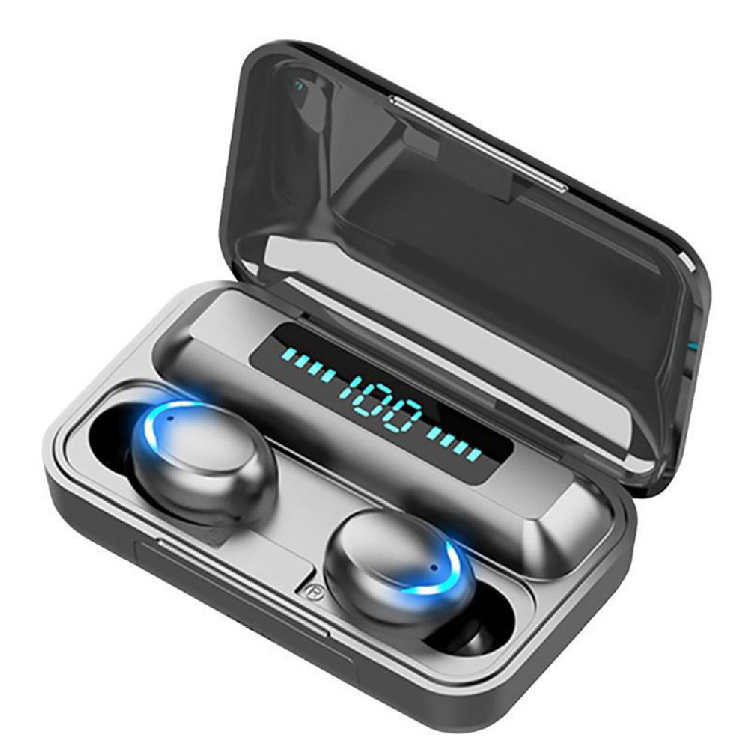 Audifonos Bluetooth 5.0 Inalámbricos Deportivos Auriculares Control Táctil Inteligente Auricular Pantalla Led De Carga Portátil Manos Libres Con Power Bank