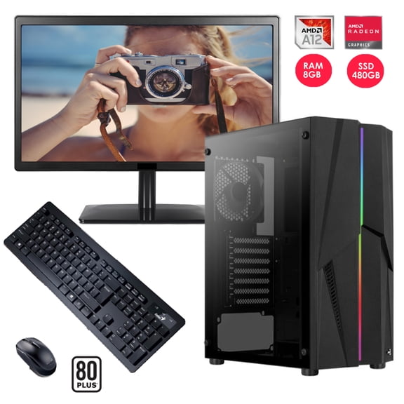 PC computadora armada AMD A12