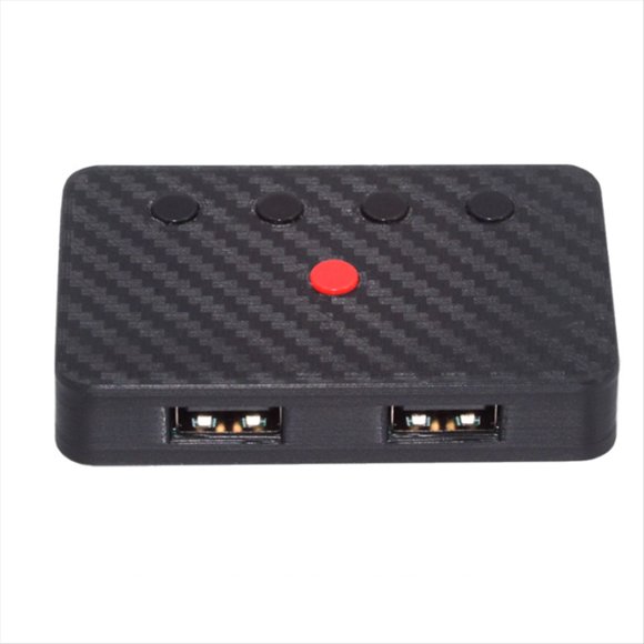 Adaptador USB para Teclado y Ratón Bluetooth 5.3, Concentrador USB Bluetooth, Adaptador USB con Cable para Teclado y Ratón A Inalámbrico.