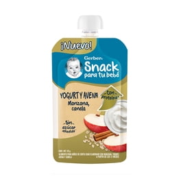 Pouch Gerber Pouch Manzana Canela con Yogurt y Avena Bolsa 95 gr