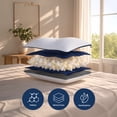 thumbnail image 2 of Almohada NUBE DR JOOHN Memory Foam Viscoelástica Tela de bambú 66 x 46 cm (2) Piezas, 2 of 9