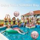 thumbnail image 4 of PVC Inflatable Beach Balls Glitter Transparent Beach Balls Water Play Toy Outdoor Floating Sports Balls, 4 of 9