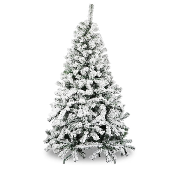 Árbol De Navidad Pino Estilo Nevado Navideño 1.90 M