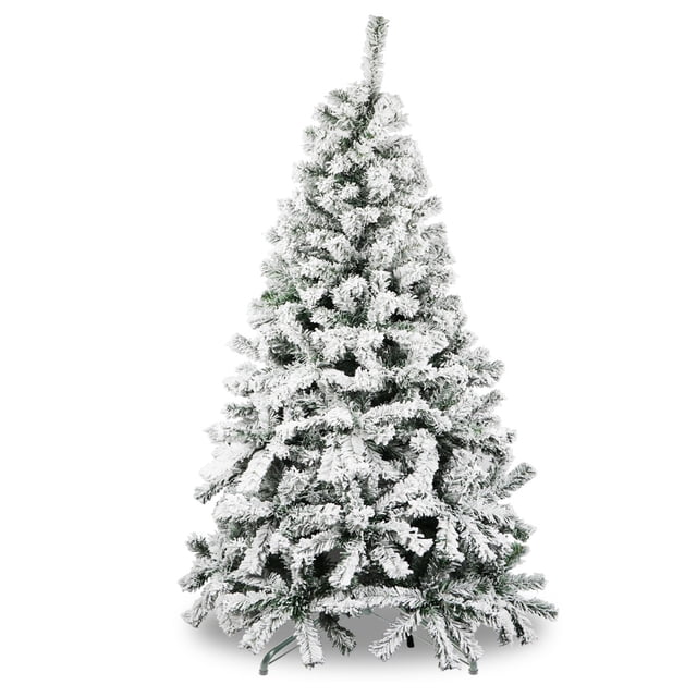 Árbol De Navidad Pino Estilo Nevado Navideño 1.90 M