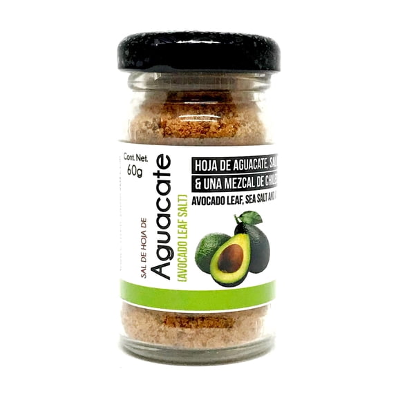 Condimento Sal De Hoja De Aguacate 60 Gr