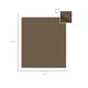 thumbnail image 4 of Edredon Providencia Liso Cuadros 160 cm x 220 cm Cafe, 4 of 4