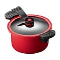 thumbnail image 1 of Olla a presión de bajo consumo energético, olla multifunción resistente al calor con rojo, 1 of 9