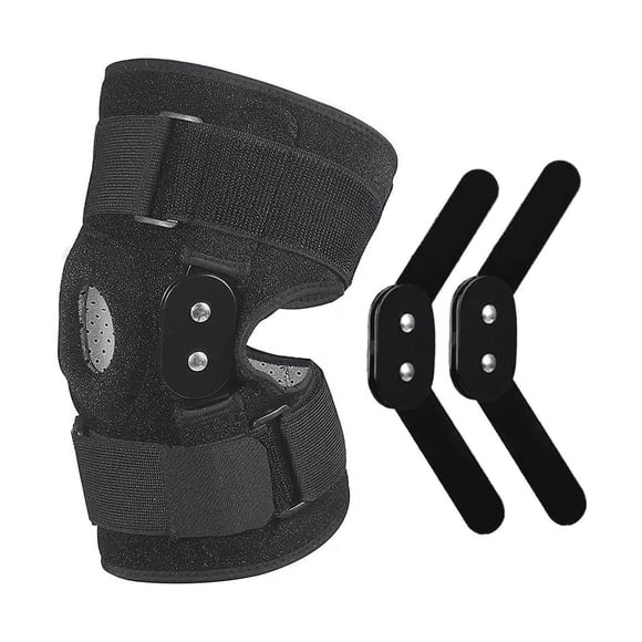 Rodillera Con Soporte Estabilizado De Rótula Barra Aluminio NEGRO TALLA S