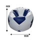 thumbnail image 4 of Sillón Puff Lunics Futbol Soccer Grande Azul/Blanco, 4 of 6