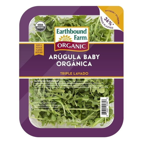 Arúgula Orgánica Baby Earthbound Farm Fresca 142 G