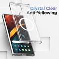 thumbnail image 3 of Funda con funda MAG para Samsung Galaxy S24 Ultra (2024), transparente, 3 of 7