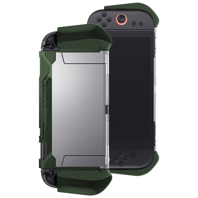 Funda protectora transparente híbrida de TPU y PC para la consola Nintendo Switch 2