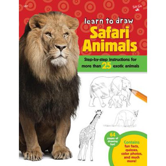 LEARN TO DRAW SAFARI ANIMALS WALTER FOSTER JR ROBBIN CUDDY