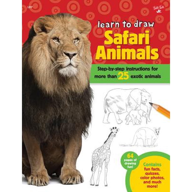 LEARN TO DRAW SAFARI ANIMALS WALTER FOSTER JR ROBBIN CUDDY