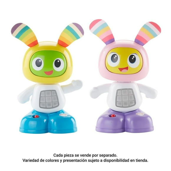 Mascota Electrónica Fisher-Price para bebé Mini Bi Bot y Mini Bel Bot Varios Modelos 1 Pieza