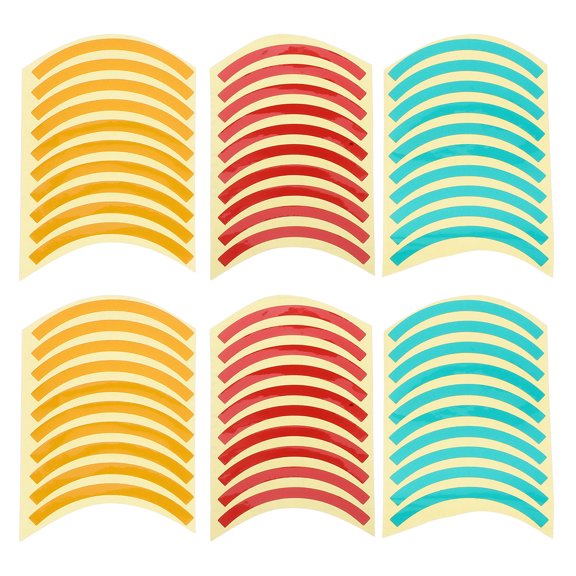60 pegatinas indicadoras de presión, etiquetas adhesivas de límite de calibre industrial, etiquetas reflectantes codificadas por colores, rojo, amarillo, verde, para seguridad de mantenimiento