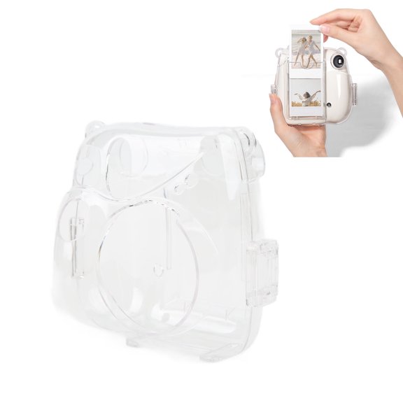 Estuche protector transparente de cristal Nikou para Fujifilm Instax Mini 7 Plus Transparente