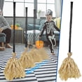 thumbnail image 1 of Escoba móvil para cumpleaños, decoración de Halloween, animación, luz que se mueve hacia arriba con un sonido extraño, baile, decoraciones navideñas, suministros para fiestas de Halloween, decoracione, 1 of 8