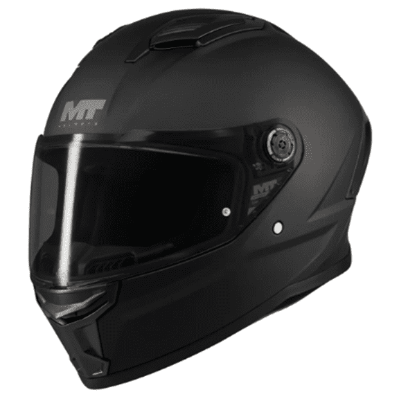 Casco De Moto Mt Helmets Stinger 2 Pure A1 Mate + Mica Humo