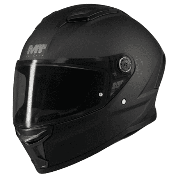 Casco De Moto Mt Helmets Stinger 2 Pure A1 Mate + Mica Humo