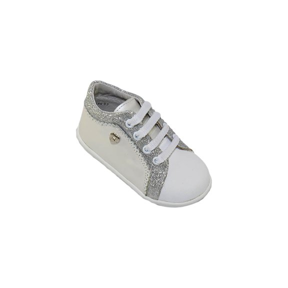 TENIS CASUALES BEBE NIÑA COQUETA BLANCO PERLA PIEL 954608Y
