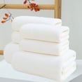thumbnail image 1 of 6 Pcs Bath Towels Set For Bathroom Thick Soft Absorbent Towel Set Of 6 Household Wash Face Gift Towel, 1 of 6