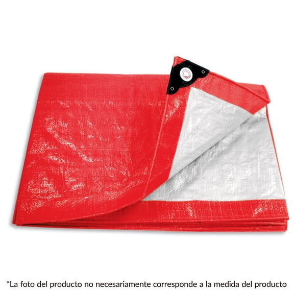 Lona 3x4 Metros Roja Pretul