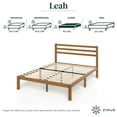 thumbnail image 1 of Base de Cama con Cabecera Queen Size Zinus Leah de Bambú. Fácil Armado, para Todas las Edades., 1 of 6