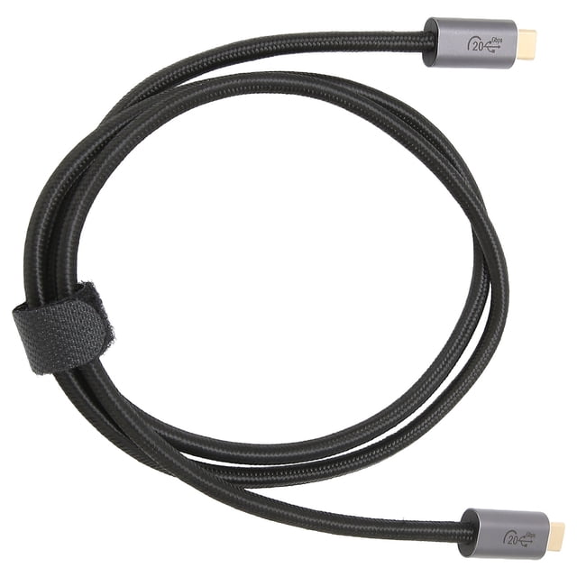 Cable de datos USB C 3.2 PD100W 8K60Hz Cable de datos USB C multifunción de 20 Gbps para teléfonos celulares, tabletas, computadoras portátiles, 100 cm/39,4 pulgadas