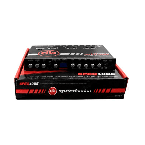 Ecualizador Con Restaurador de Bajos DB Drive SPEQ10BE 5 Bandas DB Drive SPEQ10BE