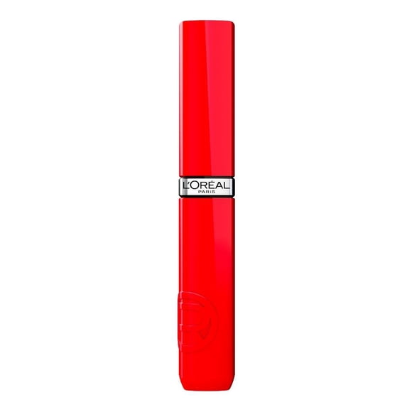 Labial líquido acabado brillante L'Oréal Infallible Laque Resistance Rouge Poppy 410