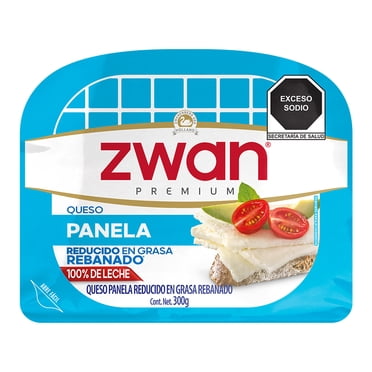 Queso panela Zwan premium rebanado 300 g