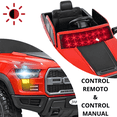thumbnail image 2 of Camioneta Eléctrica Montable JOYKOO  para Niños 12V Control Remoto Bluetooth Luces Sonidos Apta desde 3 Años - Rojo, 2 of 7
