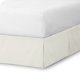 thumbnail image 1 of Faldón de Cama Cepillado Doble Bare Home Colección Premium 1800 Caída de 15 Pulgadas Tamaño Completo Color Crema, 1 of 5