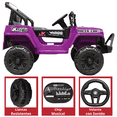 thumbnail image 4 of Camioneta Montable Electrica para Niños Control Remoto 12v - Morado, 4 of 8
