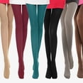 thumbnail image 3 of Medias elásticas térmicas gruesas y cálidas de invierno para mujer (negras), 3 of 3