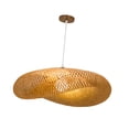thumbnail image 2 of Lámpara de de Bambú Creativa, Luz Cálida de tejado para Decoración de Comedor, 2 of 9