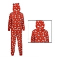 thumbnail image 2 of Jumpsuit de la casa de Navidad Pijamas con capucha impresa de manga larga para mujer billuyoard  AP000325-07, 2 of 7