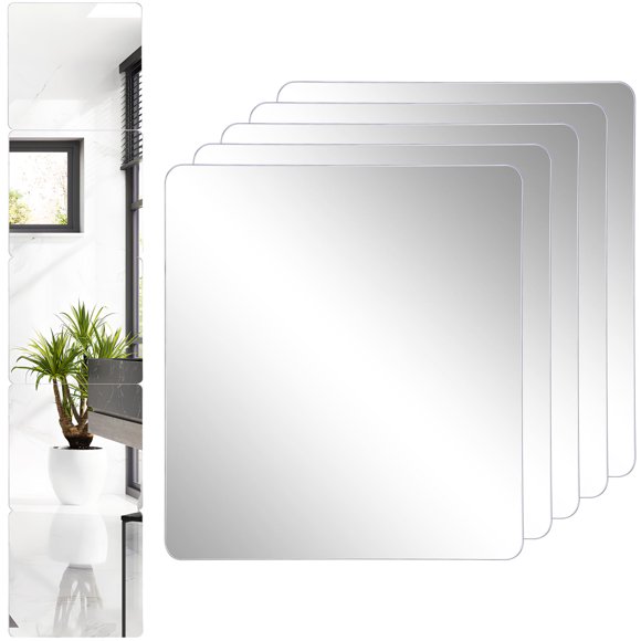 BESTYASH 4Ud Azulejos De Autoadhesivos Transparentes Para Pared En Acrílico Fácil De Instalar Y Decorar
