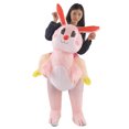 thumbnail image 3 of Disfraz inflable de conejito de Pascua, lindo conejo festivo para montar, para niños y niñas, regalos de cumpleaños de 80 a 120 cm/31,5 a 47,2 pulgadas, 3 of 15