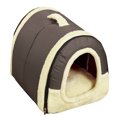 thumbnail image 2 of Cama para perros de interior con funda extraíble y lavable - Cama autocalentable para gatos y perros pequeños | Borde elevado para mayor seguridad y soporte, 2 of 6